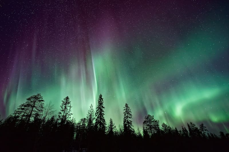 5 lugares mágicos para ver auroras boreales 