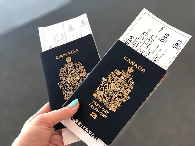 Pasaportes de Canadá