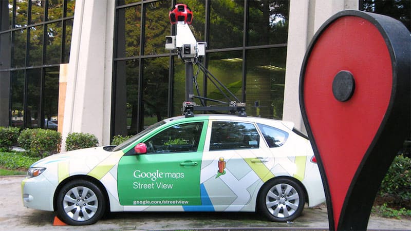 coche de google street view